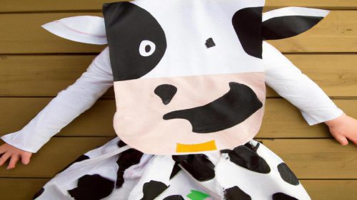 Jak zrobić strój krowy dla dziecka?